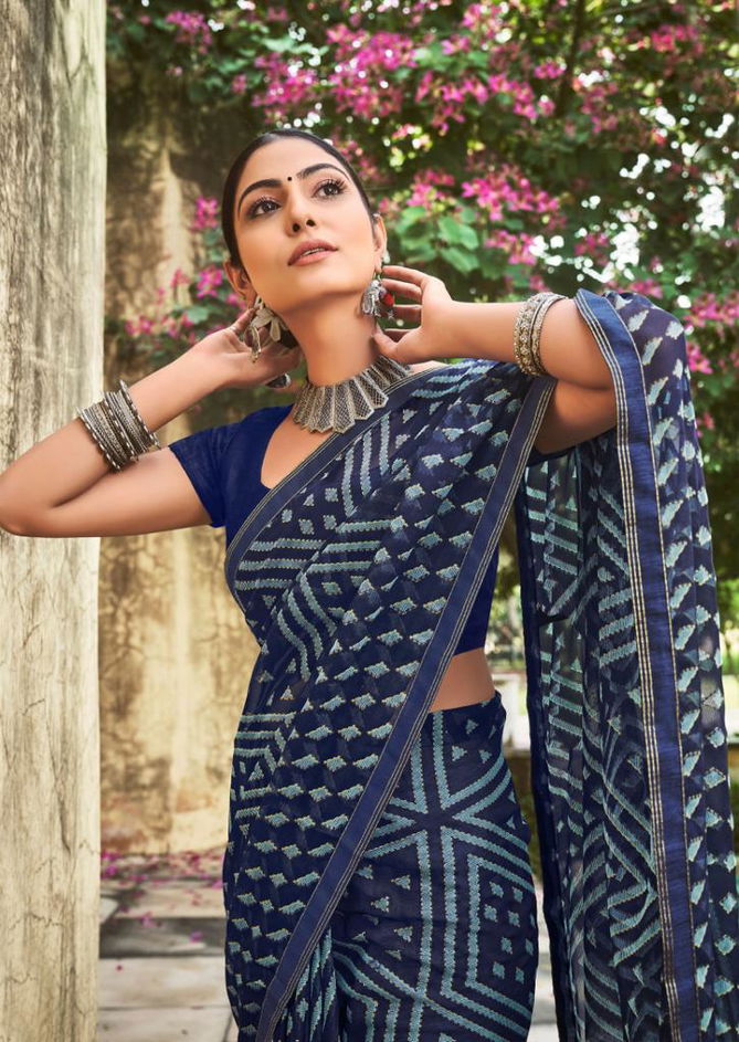 Lt Sakhi Fancy Ethnic Wear Printed Wholesale Chiffon Sarees
